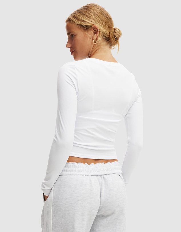 Cotton On Body Active - Ultra Soft Fitted Long Sleeve Top