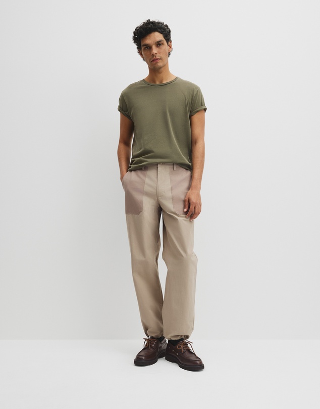Country Road - Australian Cotton Longline Garment Dye T-shirt