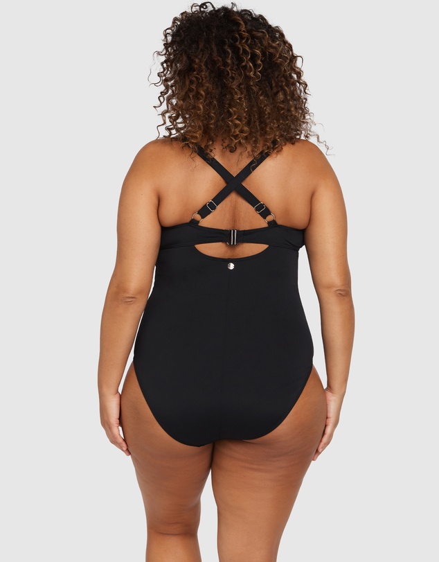 Artesands - Natare Black Chlorine Resistant Delacroix One Piece