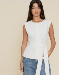 The Fated - Karla Vest with Tie