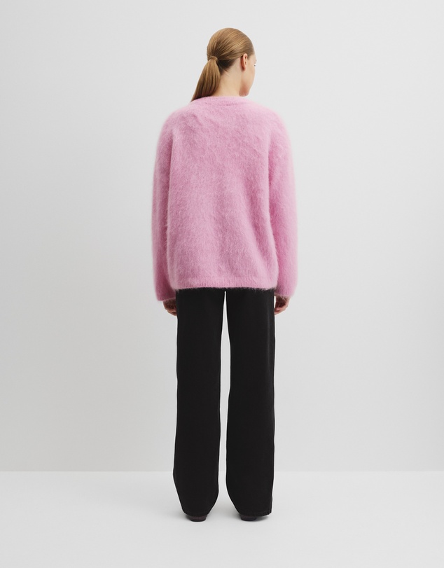 Country Road - Long Sleeve Fluffy Crew Knit