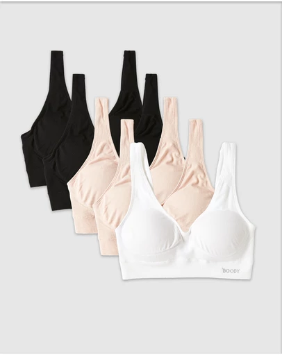 Boody - 5-Pack Padded Shaper Crop Bra