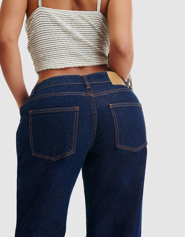 Cotton On - Curvy Low Rise Straight Jeans