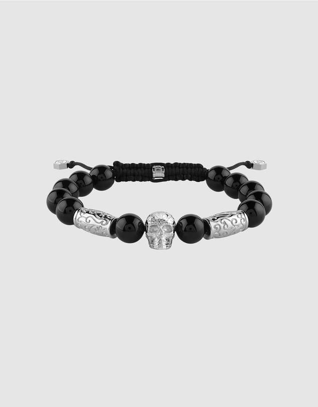 Philipp Plein - PLEIN ELITE Stainless Steel Onyx Bracelet