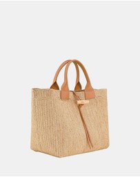 Longchamp - Le Roseau Raphia Top Handle Bag