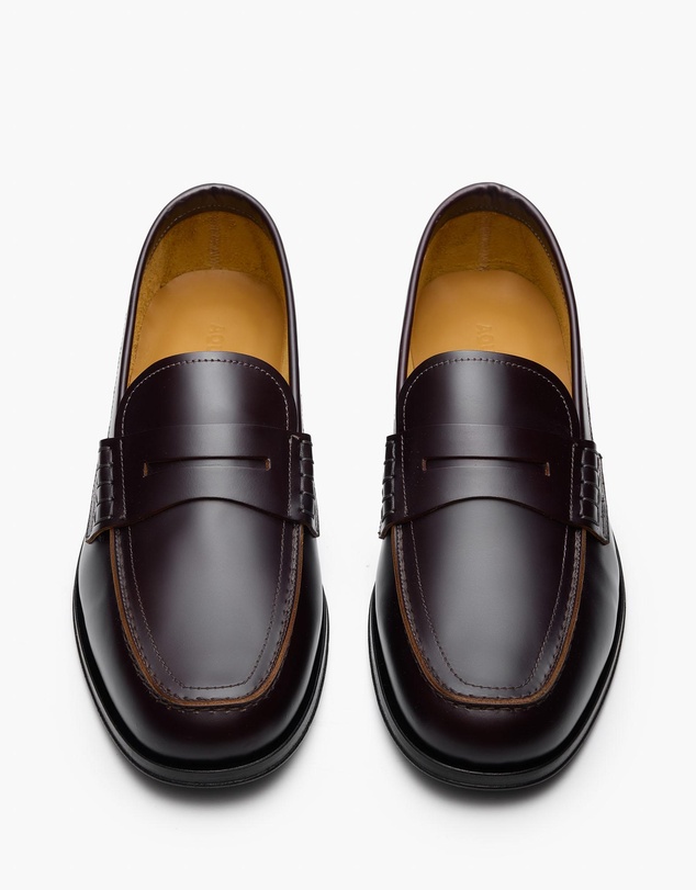 Aquila - D'ORO Collection - Prescott Hi-Shine Penny Loafers