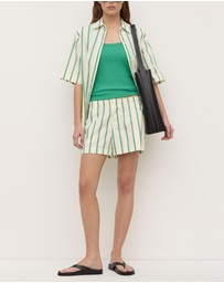 Assembly Label - Agnes Stripe Short Sleeve Shirt