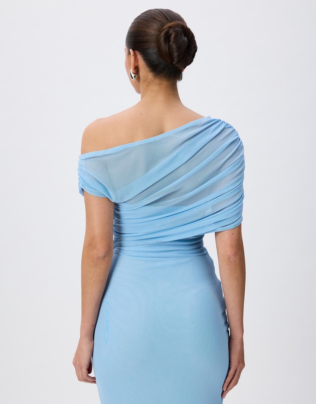 Tussah - Eleanor Mesh Off The Shoulder Maxi Dress