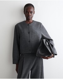 COS - Boiled Merino Wool Cardigan