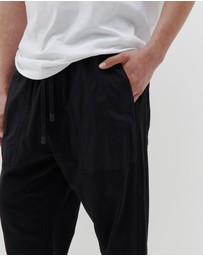 Bassike - utility jersey pant