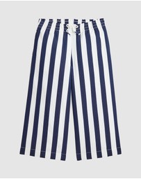 Polo Ralph Lauren - Striped Cotton Dobby Wide-Leg Pants (2YRS-6.5YRS)