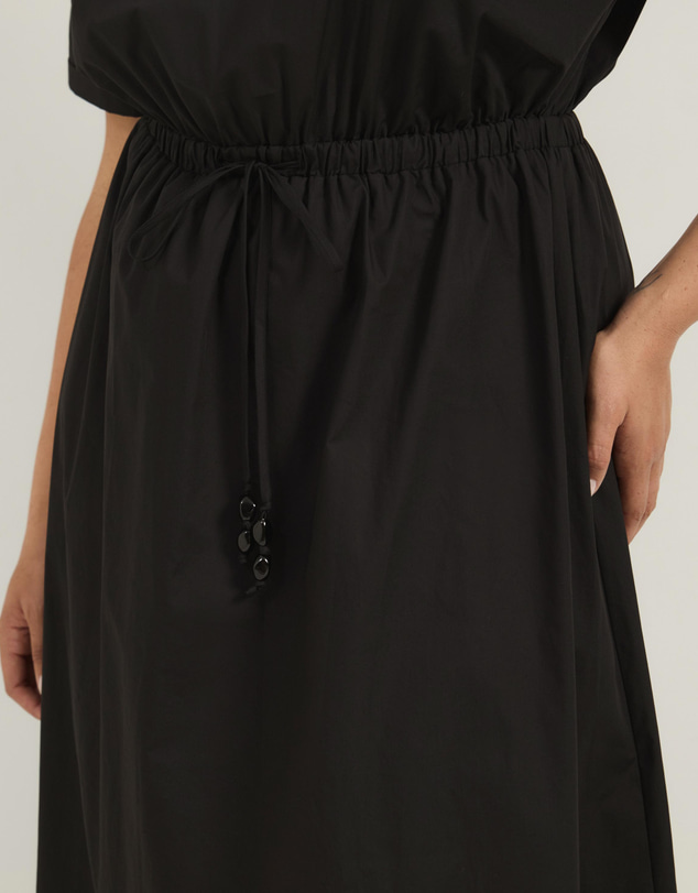 Atmos&Here Curvy - Elena Cotton Poplin Midi Dress