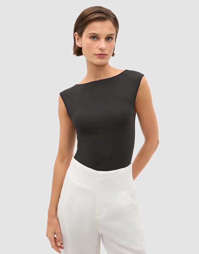 Seed Heritage - Boat Neck 90s Top