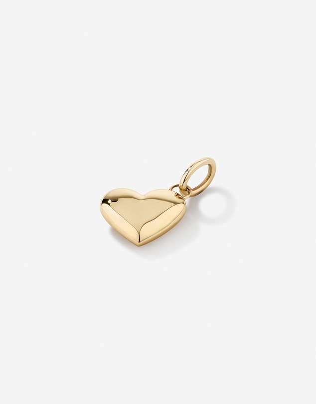 Michael Hill - Puff Love Heart Pendant in 10kt Yellow Gold