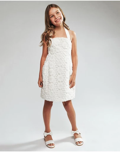 Bardot Junior - Priscila Crochet Halter Dress - Kids