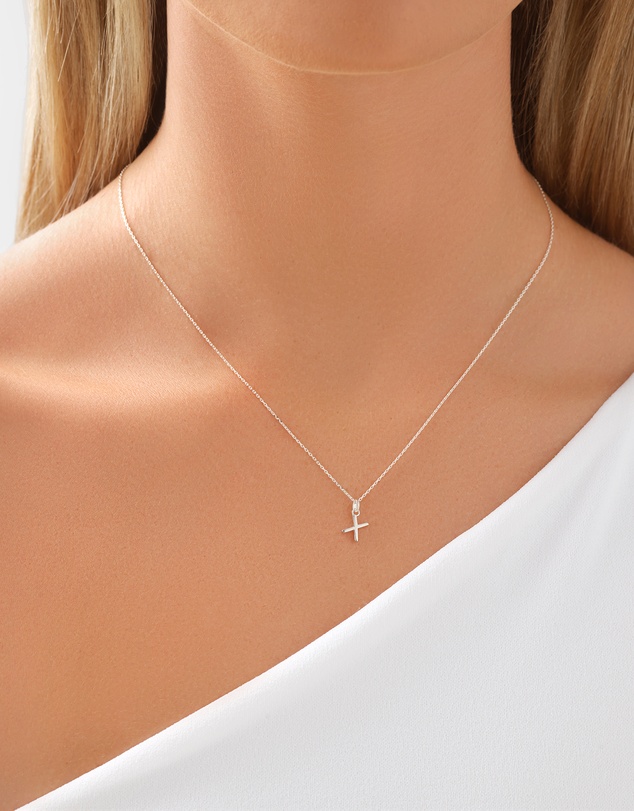 Michael Hill - Initial Pendant with Chain in Sterling Silver