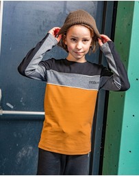 TYGO&vito - Organic Long Sleeve Colour Block Tee - Kids-Teens