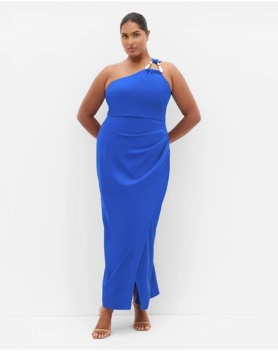 City Chic - Joy One Shoulder Maxi Dress