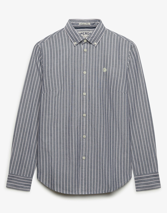 Superdry - Slim Oxford Button Down Long Sleeve Shirt