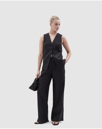 UNISON - Linen Longline Vest