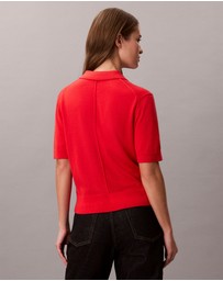 Calvin Klein - Merino Wool Polo Jumper