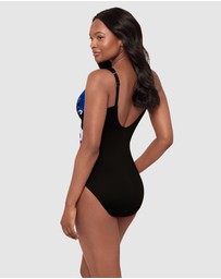 Miraclesuit Swimwear  - Ombra Fiore Siren Underwired Crossover Shaping Swimsuit