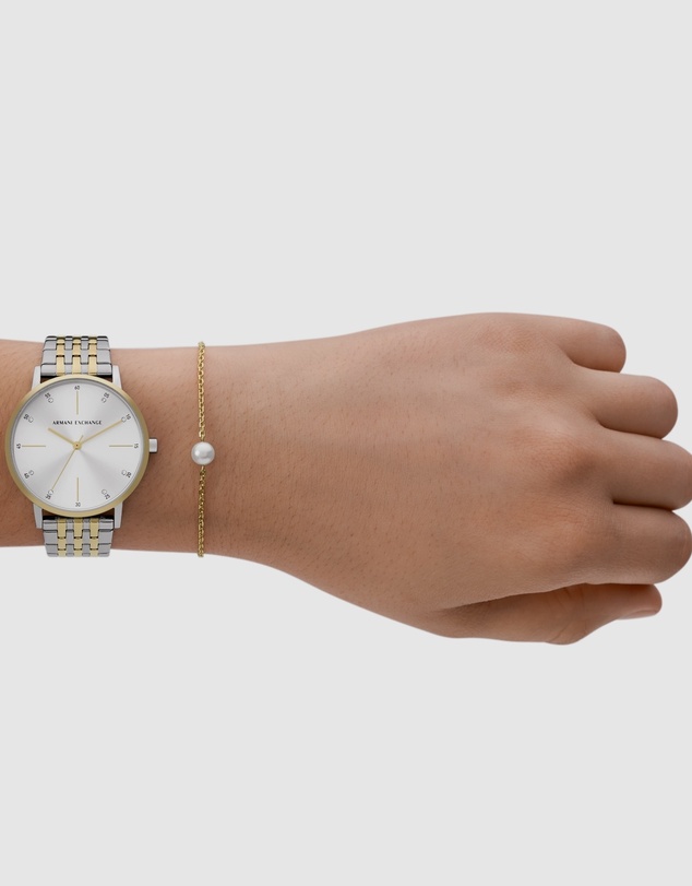 Armani Exchange - Two Tone Analogue Watch