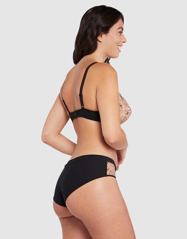 Sans Complexe - Tamara Embroidered Tulle Wired Plunge Bra