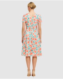 Pink Ruby - Spring Racer A-Line Dress