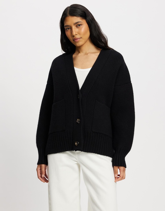 White By FTL - Amber Merino Cardigan
