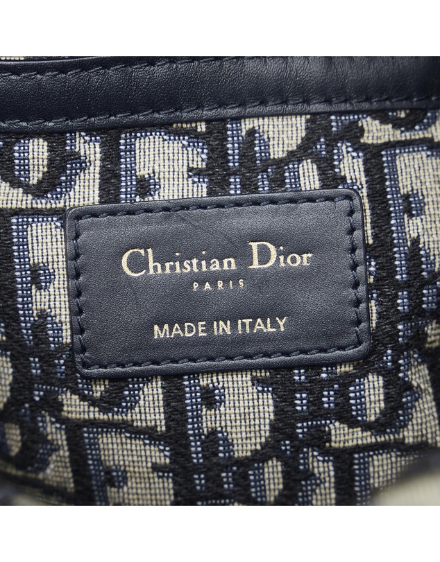 Dior - Pre-Loved Oblique Wicker Bucket Bag
