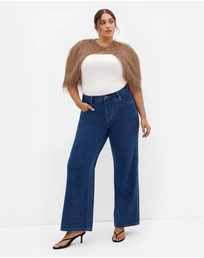 City Chic - Plus size Susie Capelet - latte