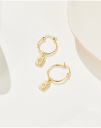 Mestige - True North Earrings - 18K Gold Plated