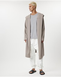 Surrounded By Ghosts - The Aikinite Hooded Rib Knit Cardigan