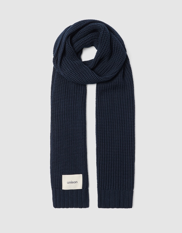 UNISON - Textured Knit Scarf