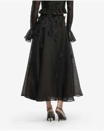 LEO LIN - Leila Petal Midi Skirt