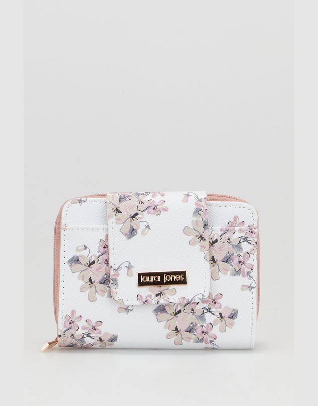 Laura Jones - Annick Floral Tab Wallet