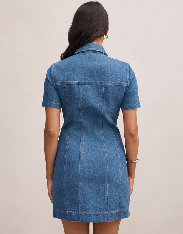 Forever New - Sophia Mini Denim Shirt Dress