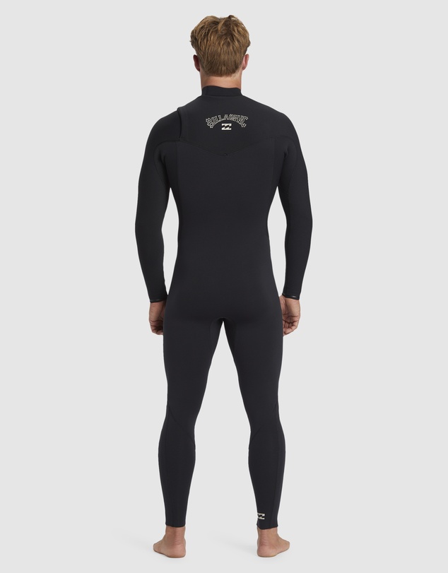 Billabong - Mens 4/3mm Revolution Natural Chest Zip Wetsuit