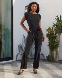 Miraclesuit Shapewear - Gabi Hidden Shapewear Wide Leg Jumpsuit