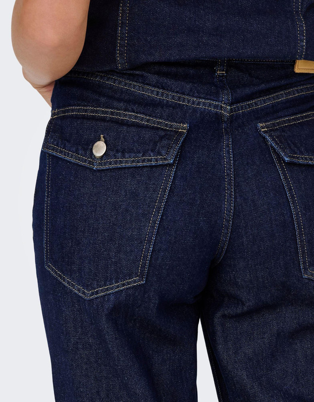 ONLY - Linea High Waisted Wide Leg Jeans