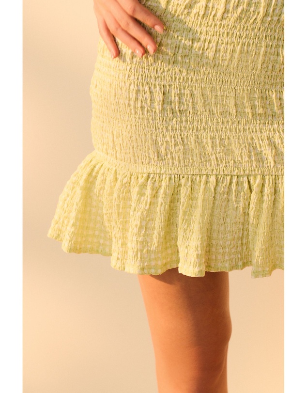 NEXT - Shirred Puff Sleeve Mini Dress
