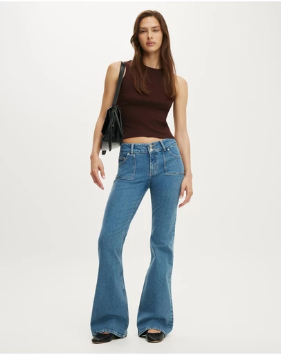 Cotton On - Mid Rise Bootcut Jeans