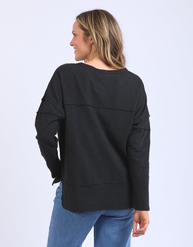 Foxwood - Jayne Throw On Top Black