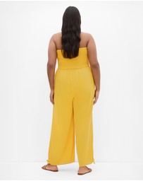 City Chic - Ally Strapless Jumpsuit