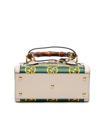 Pre-Loved by Azura Reborn - Pre-Loved Mini Leather Bamboo GG Diana Satchel
