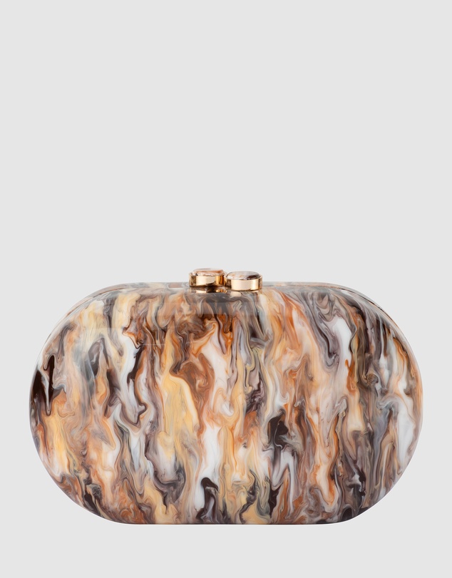 Olga Berg - Maeve Marble Clutch