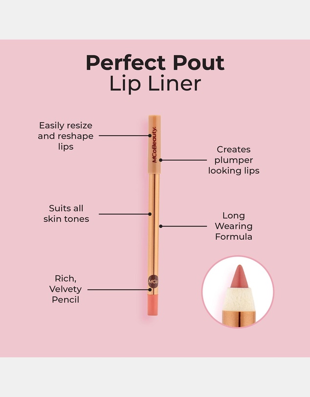 MCoBeauty - Perfect Pout Lip Liner - Rose Saturn