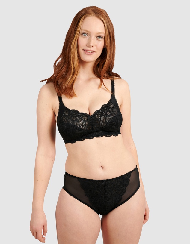 Sans Complexe - Ariane Classic Lace & Microfiber Brief