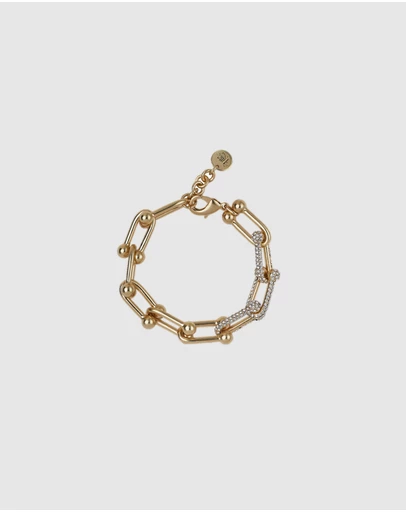 Kitte - Bond Pavé Bracelet - Gold
